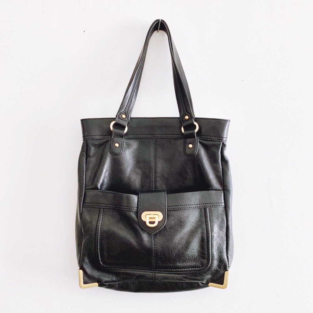 Hype Leather Shoulder Bag